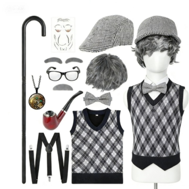 Men'S Accessories In The 1920S - Cadılar Bayramı Festivali Yaşlı Adam Kostüm